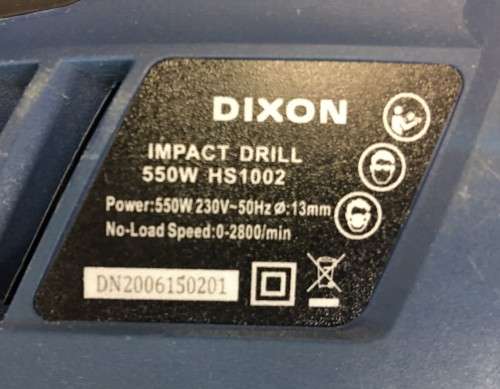 Dixon 550W Impact Drill