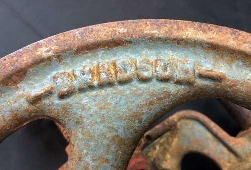 Vintage Bradson Hand-Cranked Drill Press