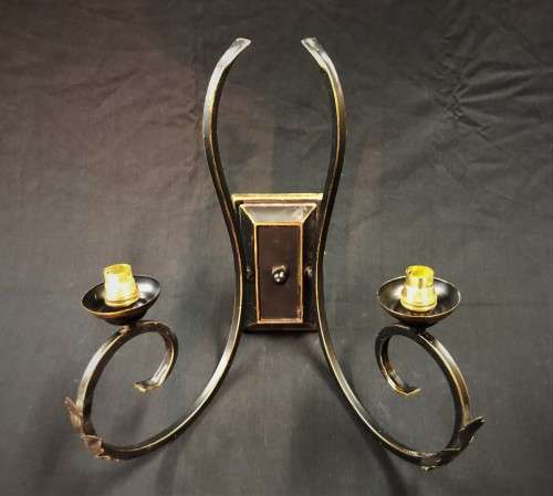 Twin-Bulb Wall-Mount Light Fitting