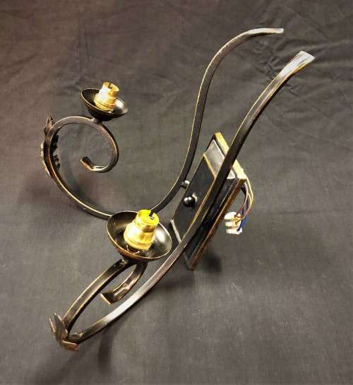 Twin-Bulb Wall-Mount Light Fitting