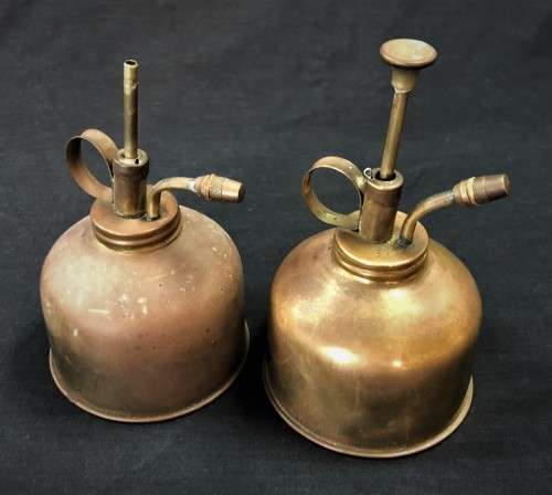 Vintage Brass Oil Cans