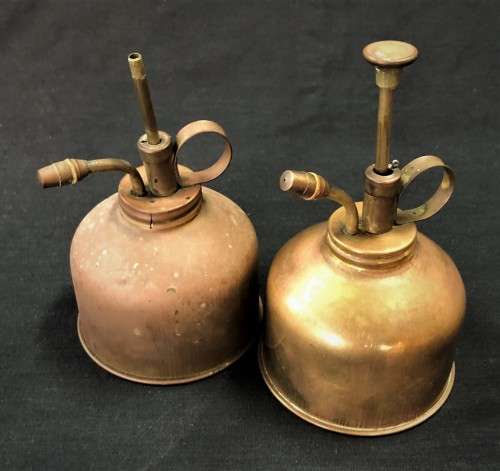 Vintage Brass Oil Cans