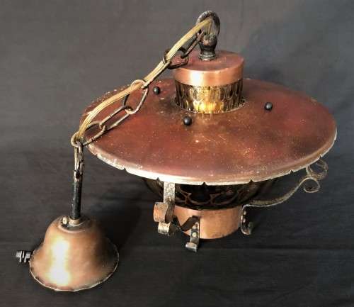 Vintage Copper Lantern Pendant