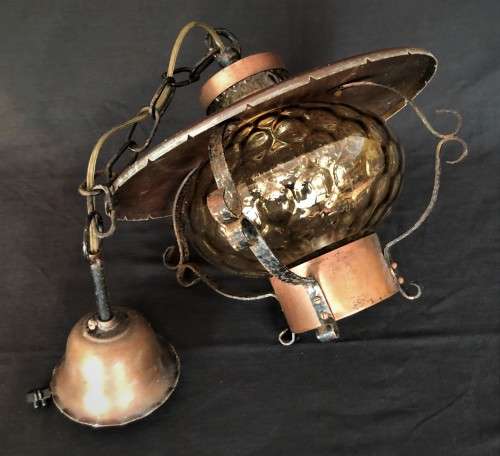 Vintage Copper Lantern Pendant