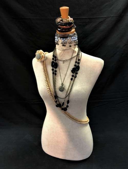 Mannequin with Costume Jewelry