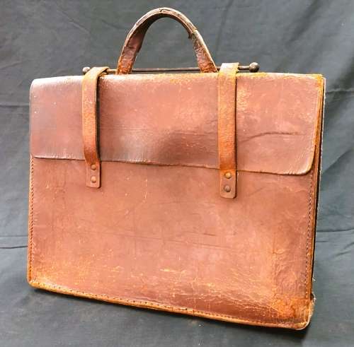 Vintage Leather Sheet-Music Case