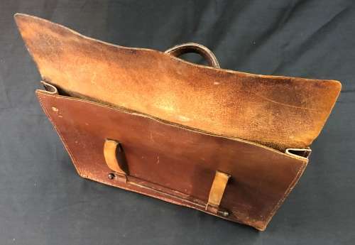 Vintage Leather Sheet-Music Case