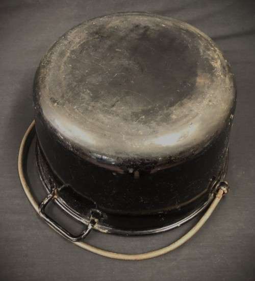 Large Vintage Enamel Pot