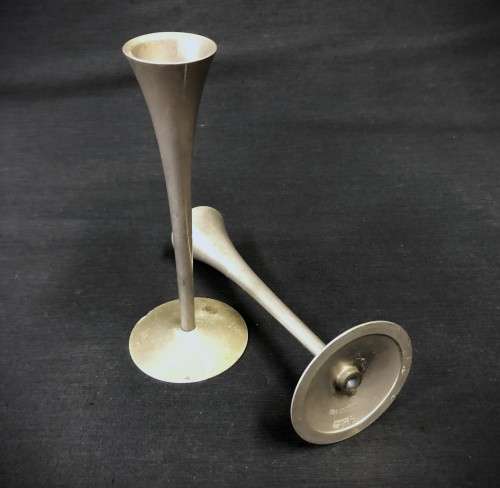 Pair of Vintage Pewter Candlesticks