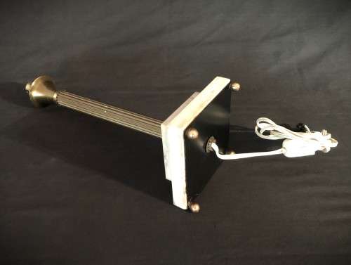 Vintage Brass and Marble Desk Lamp