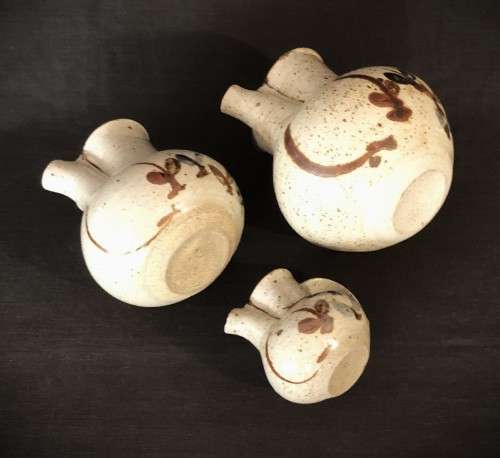 Trio of Stoneware Jugs
