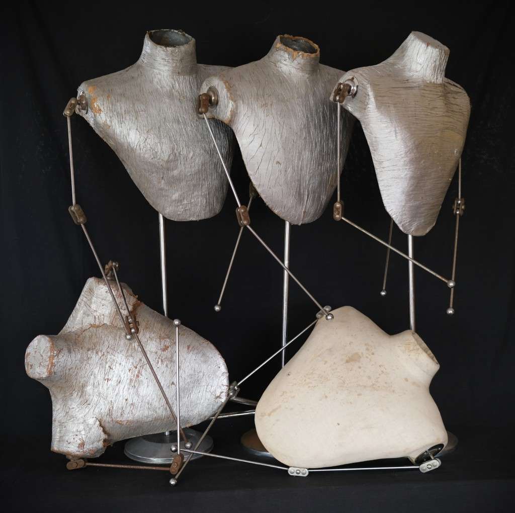 A Riot of Vintage Papier Mache Mannequins