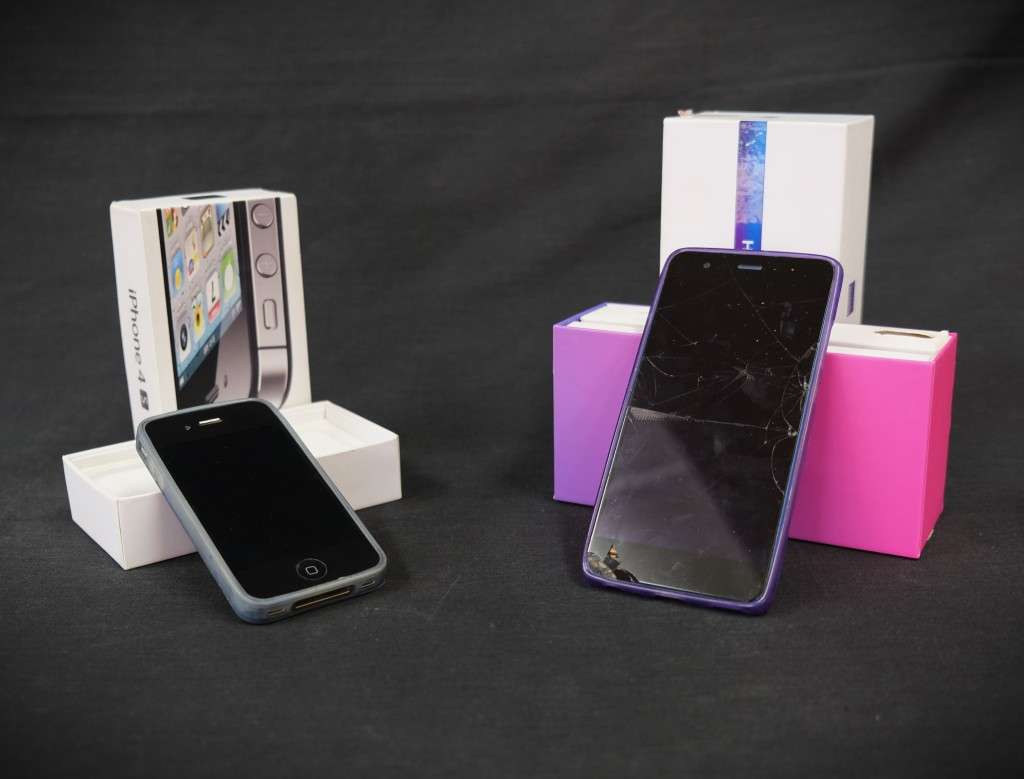 I-Phone 4S and Huawei P10Lite