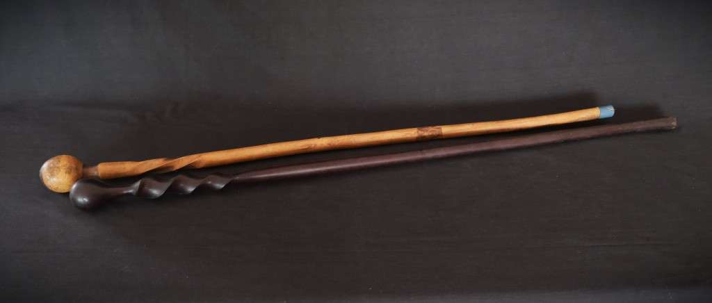 His and Hers Walking Sticks