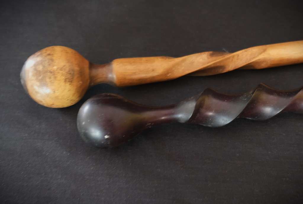 His and Hers Walking Sticks