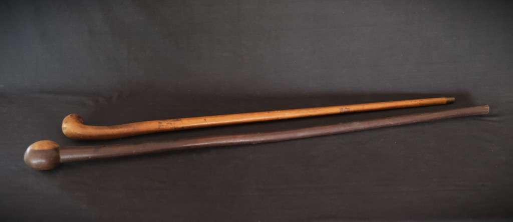 His and Hers Walking Sticks