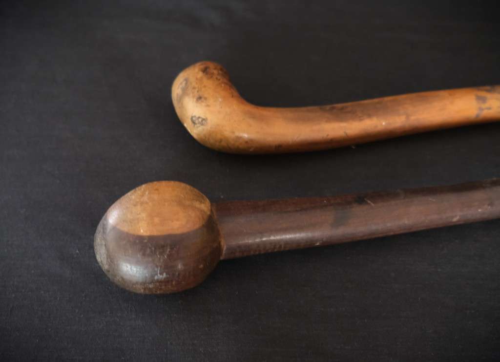 His and Hers Walking Sticks