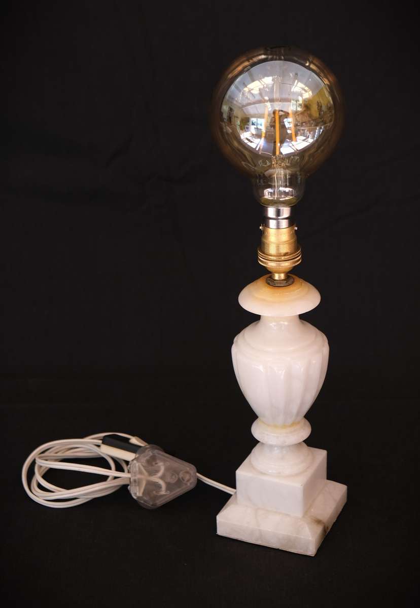 Vintage Small Marble Desk Lamp