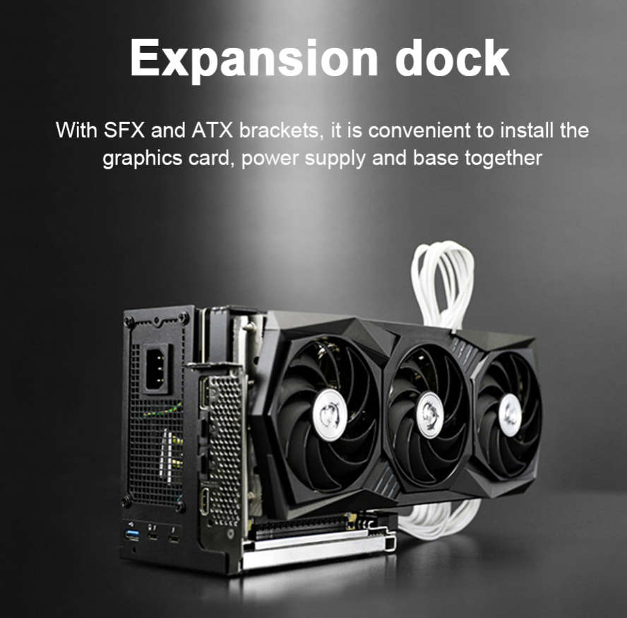 External GPU Dock with Thunderbolt 4 Connection