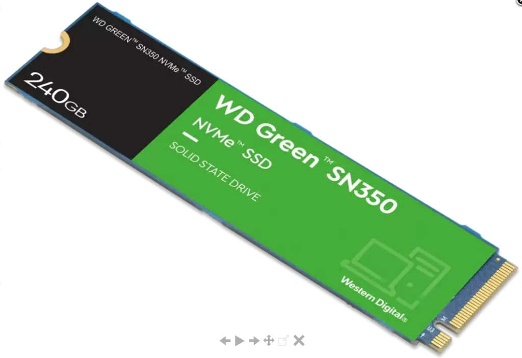 WD Green 240GB TLC M.2 2280 PCIe 3.0 NVMe SSD