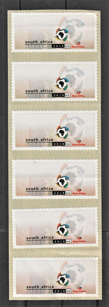 RSA - 2004 FIFA 2010 BID - Virtual stamp with no inserted values - UMM