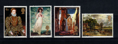 Great Britain - 1968 British Paintings SG 771-4 - UMM