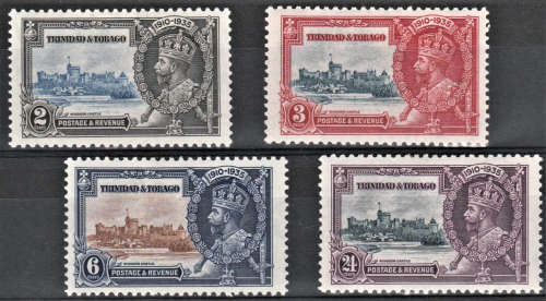 Trinidad and Tobago - 1935 KGV Silver Jubilee SG 239-242 - MM