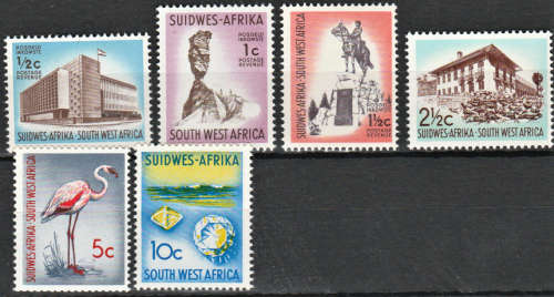 SWA  1968-1972 1ST Dec Def Issue SACC199c-203c/2 06c/208c Mwk.RSA (Swiss paper) -UMM **GREAT SET**