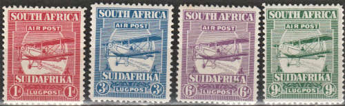 UNION 19225 1nd Airmail Issue SG/SACC25-28  MM **VC R600**