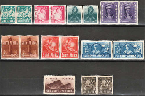 UNION 1941-42 SA War Effort/Large Format,SG/SACC87-94,103 - MM **CV R945**