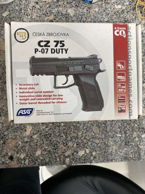 CZ75 P-07 Duty C02 Gas Gun pistol