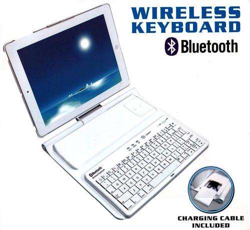 360 Degree Adjustable Bluetooth Slider Keyboard Case for iPad 2