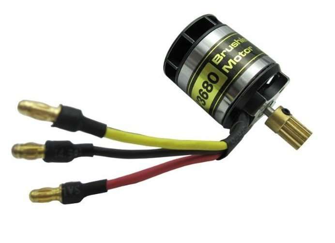 3680kv brushless motor with 13T gear for trex450,brand new sealed