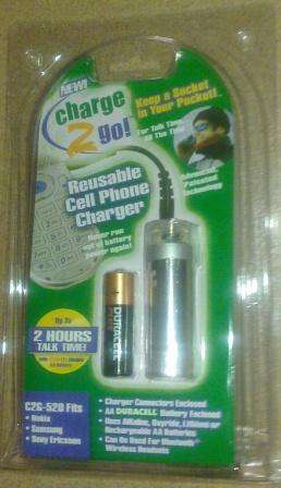 Charge to Go Wireless Cell Phone Charger