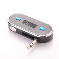 New Arrival 3.5mm Wireless LCD Handsfree Car FM Transmitter for iPhone