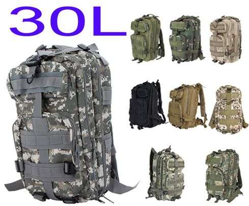 30L Outdoor Sports 3P bag Tactical Military Backpack