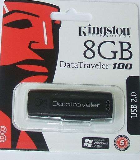 CRAZZZY R1 AUCTION-KINGSTON 8GB DATA TRAVELER!!!!