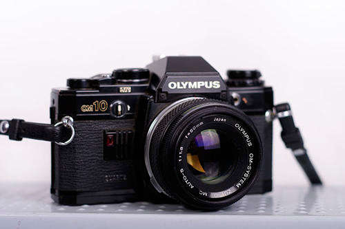 Olympus OM10 SLR with 50mm lens (working)