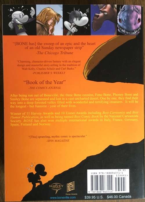 Bone (The Complete Cartoon Epic in One Volume) by Jeff Smith