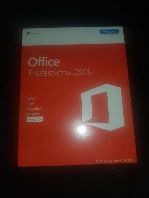 MICROSOFT OFFICE 2016 PROFESSIONAL EDITION. Sealed Retail Package. Never Used!!!