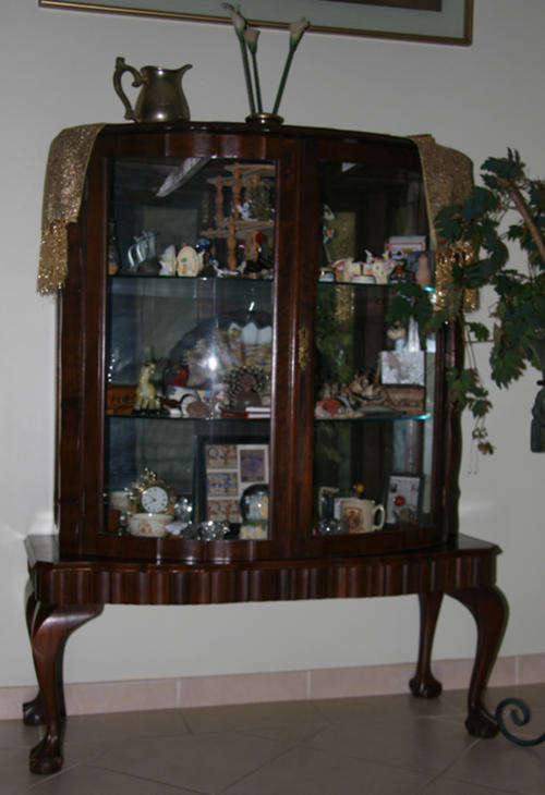 Ball and Claw Display Cabinet