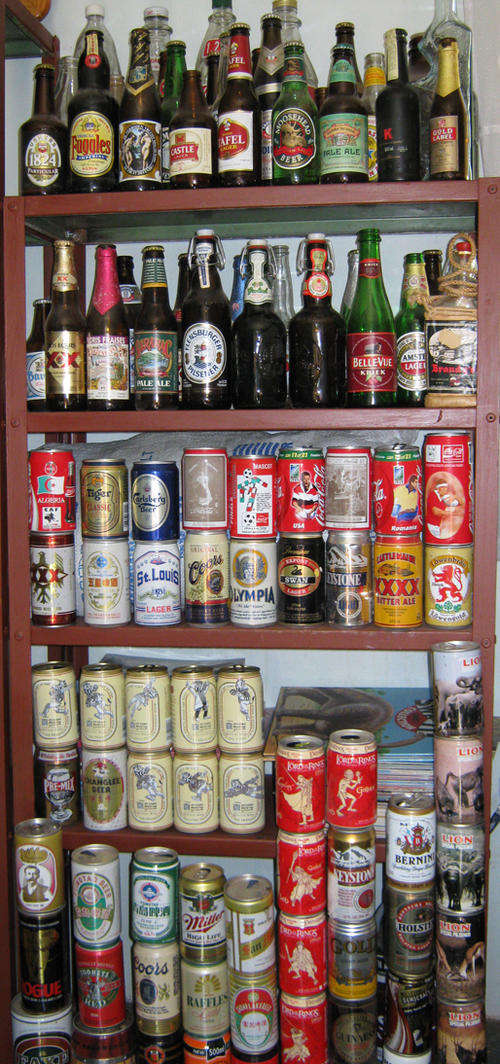Huge Collection of Cans and Bottles!