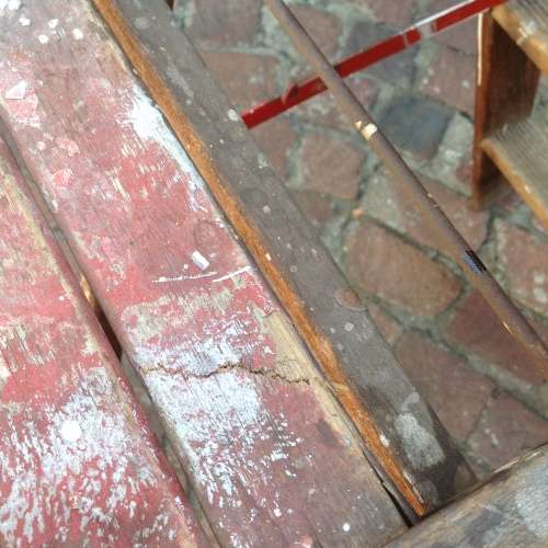 Small wooden step ladder  3Steps see all pictures