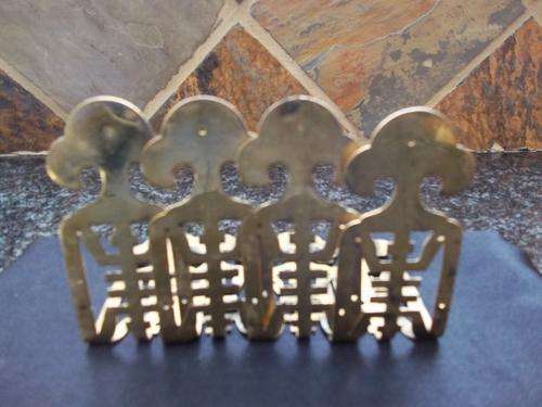 4 BRASS CORNERS  FOR FURNITURE