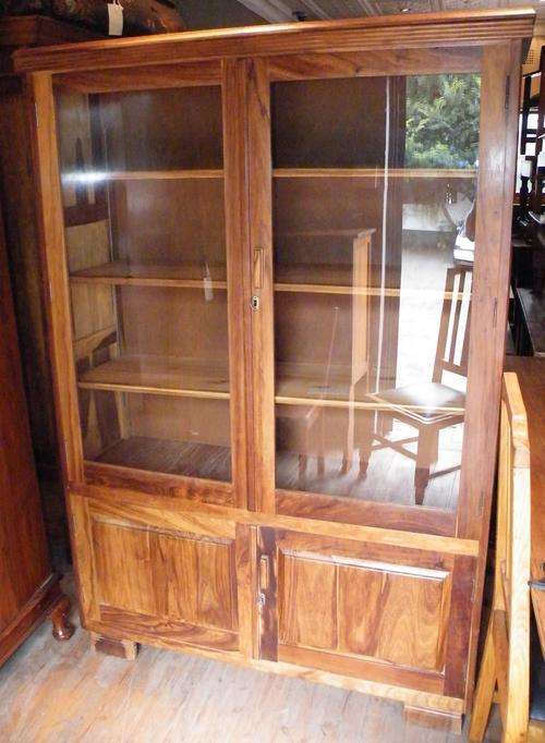 Large Kiaat bookcase
