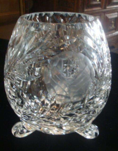 Vintage Lead Crystal Vase