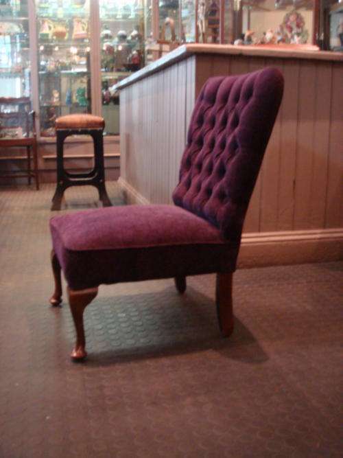 Very Good English Mahogany Feeding chair , circa 1920's