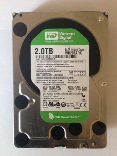 Hardrive 2 TB Western Digital ( SATA /64MB Cache )