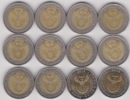 Legends R5 Collection Bid is per coin to take set of 12