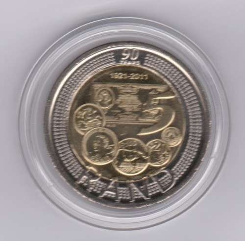 2011 SARB R5 Coins - Uncirculated and Encapsulated - Bid per Coin